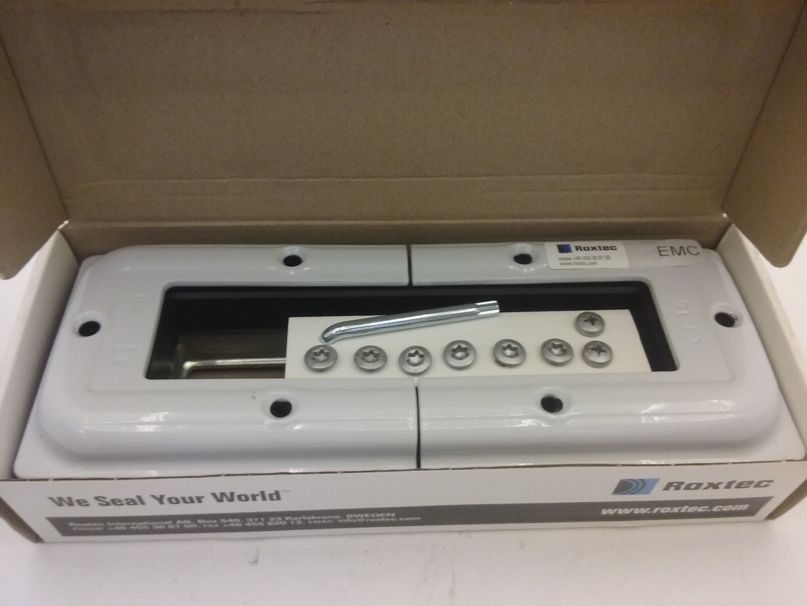ROXTEC CF 16 EMC OPEN PLATE KIT, AISI 316L, 5CSF000011353, NIB