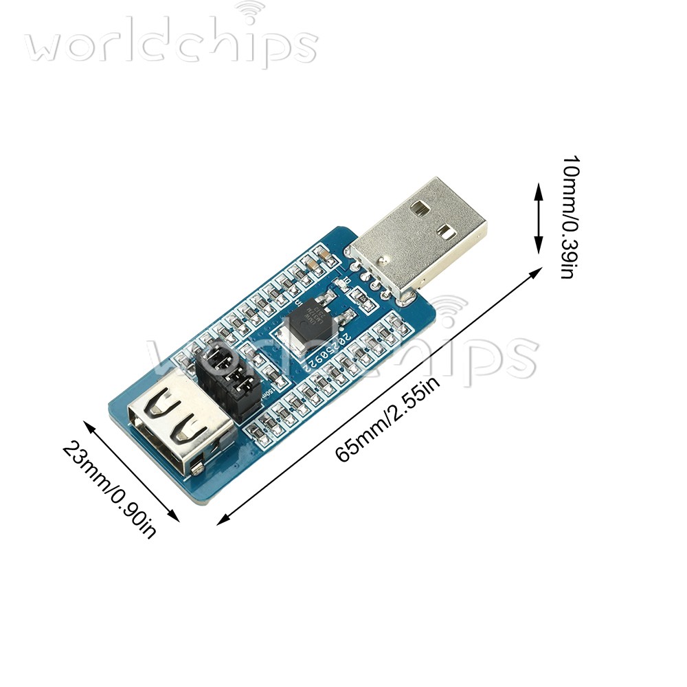 5pc USB A Power Bank Virtual Load Anti-Shutdown Module Switchable Output Current