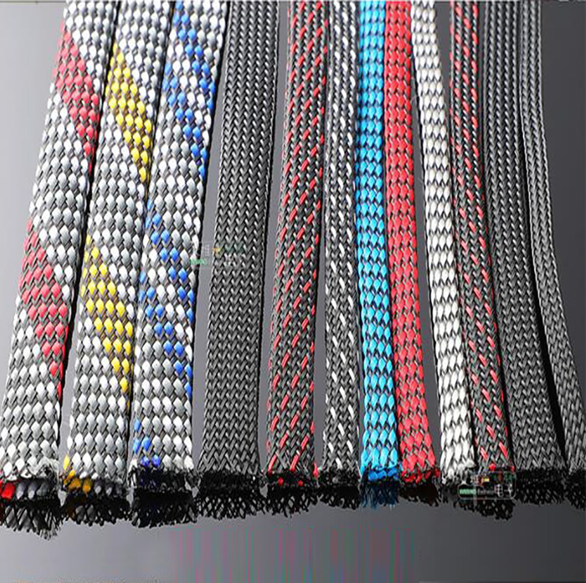 4/8/12mm Expandable Braided Sleeve PP Cotton+PET Car Audio DVI Cable Wire Sheath