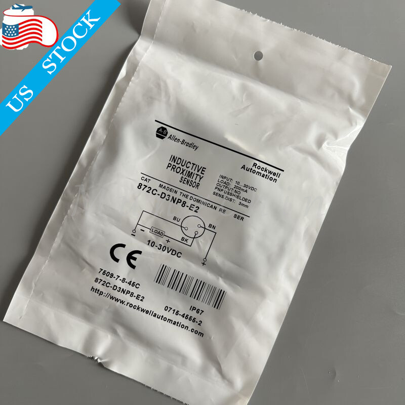 New In Bag Inductive Proximity Sensor For Allen-Bradley 872C-D3NP8-E2 10-30VDC