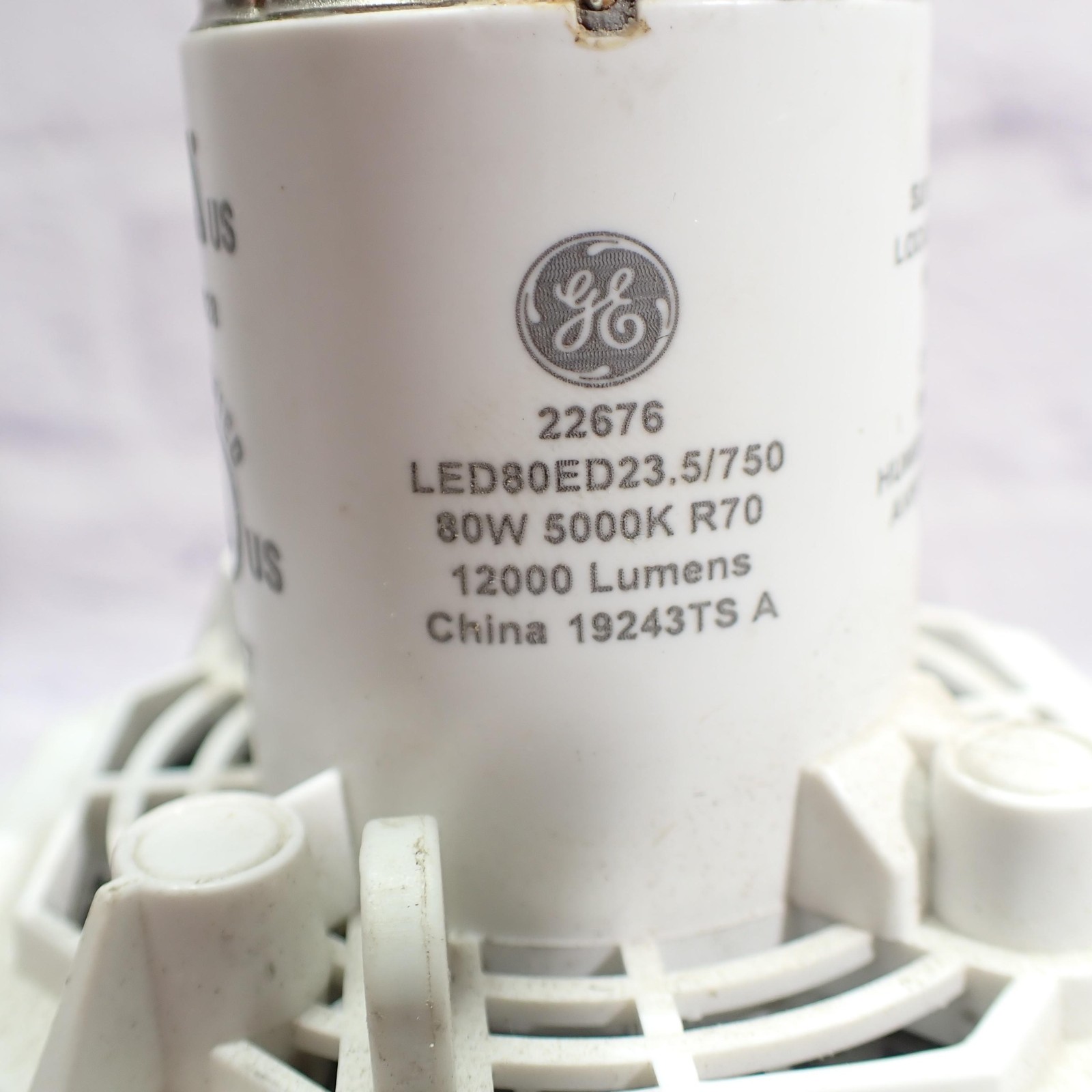 GE LED80ED23.5/750 LED Retrofit Lamp Lot Of 4 80W 5000K 12000 Lumen Mogul Base