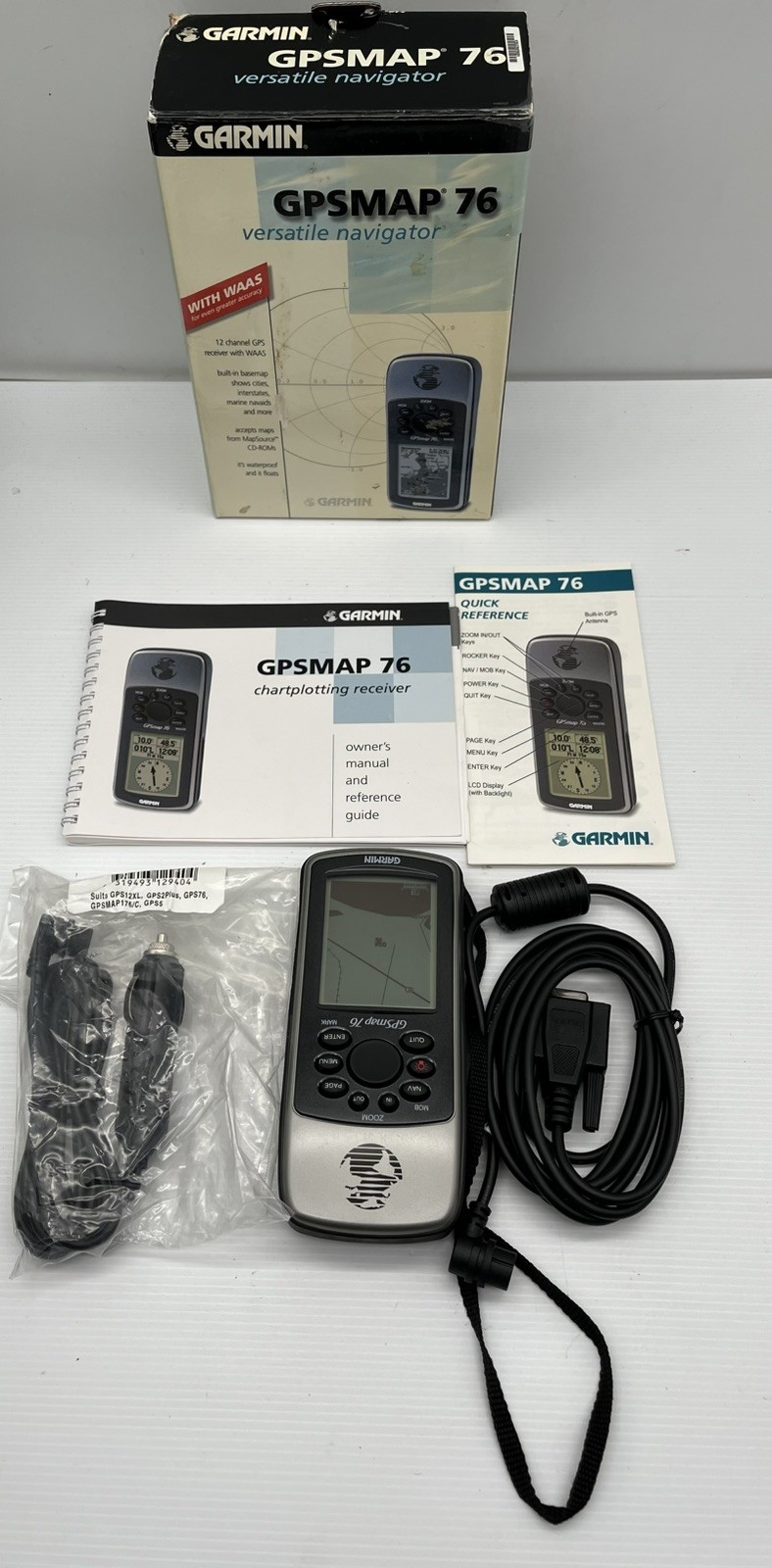 Garmin GPSmap 76 GPSMAP76 Waterproof 12 Channel GPS Receiver with WAAS