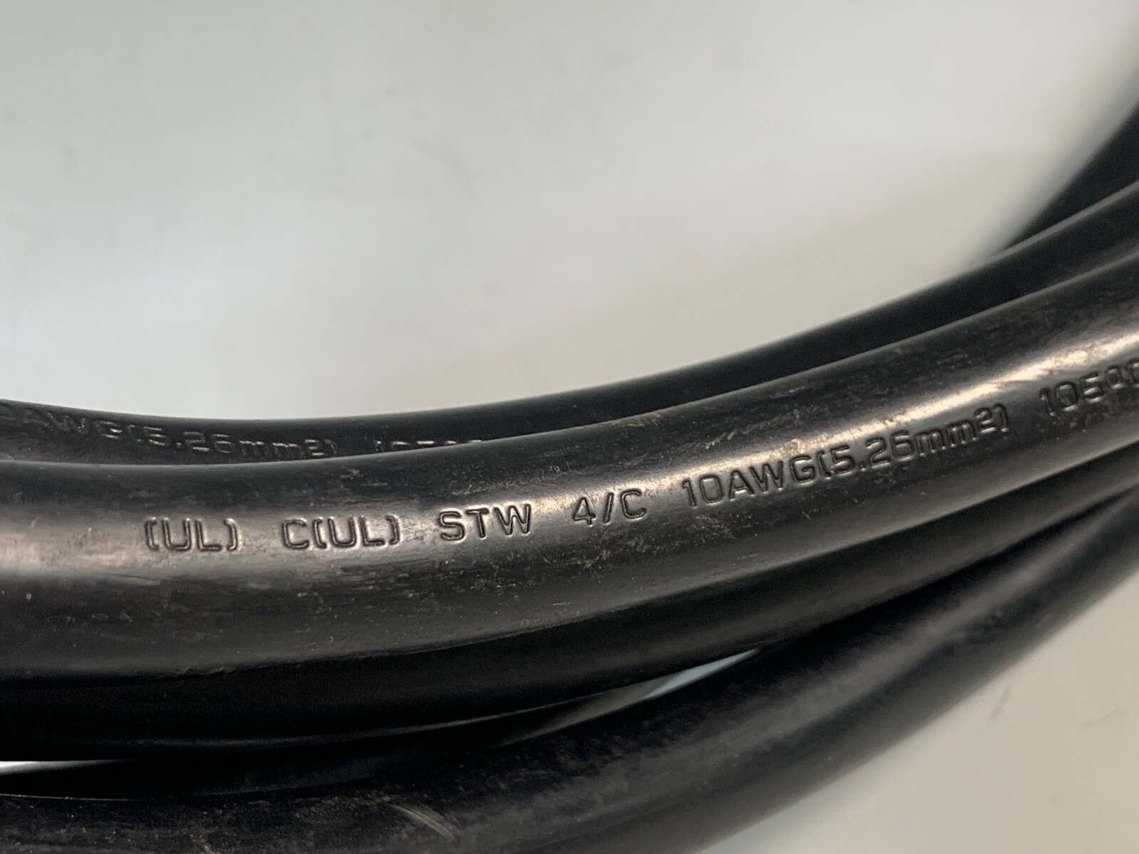 Ningbo Xuanhua E313867 100030-765 ~ 21′ Generator Power Cable 4 Plug 600V