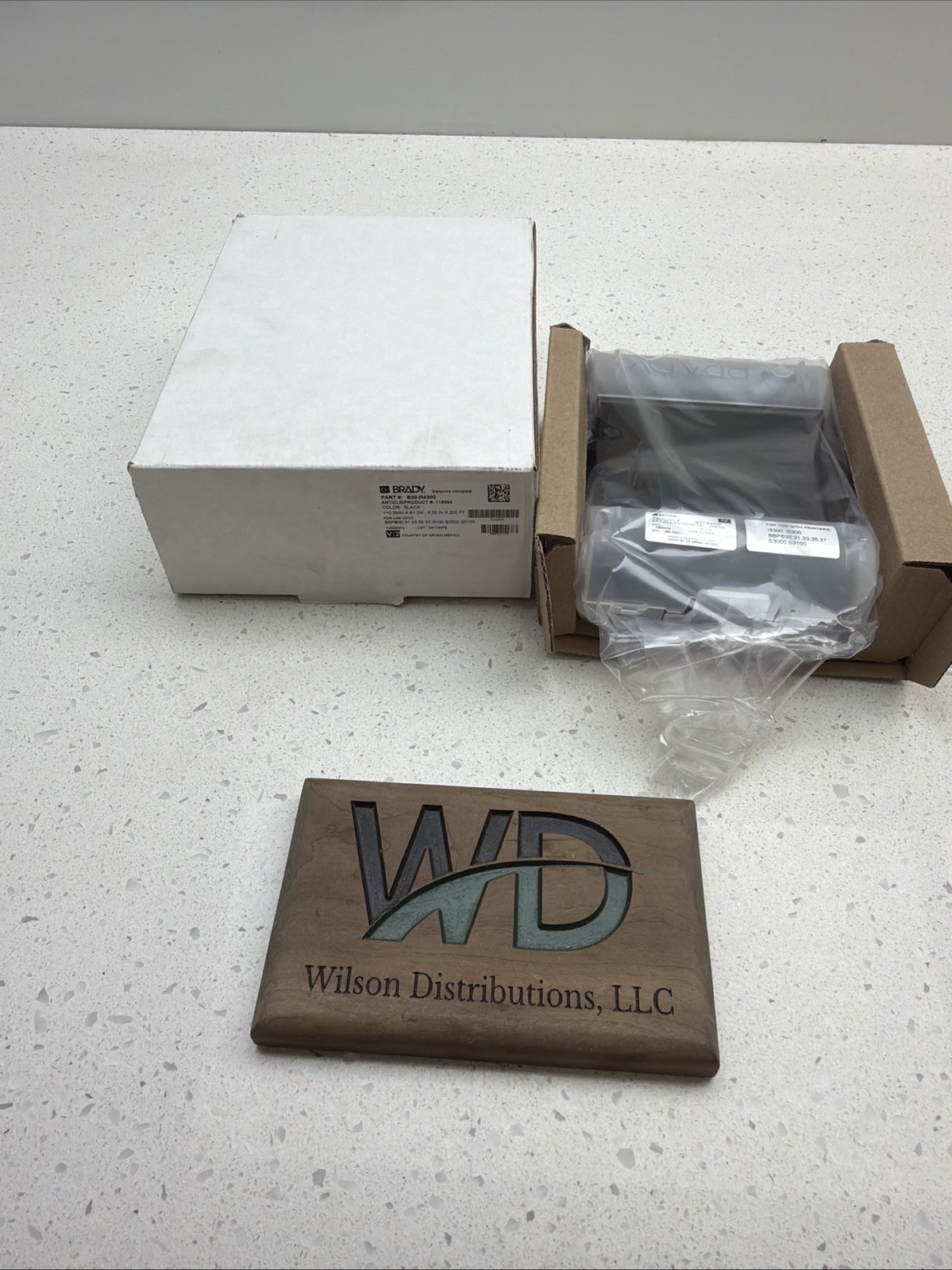 Brady B30-R4300 Black, 4.33″ Polyester Label, Printer Ribbon New