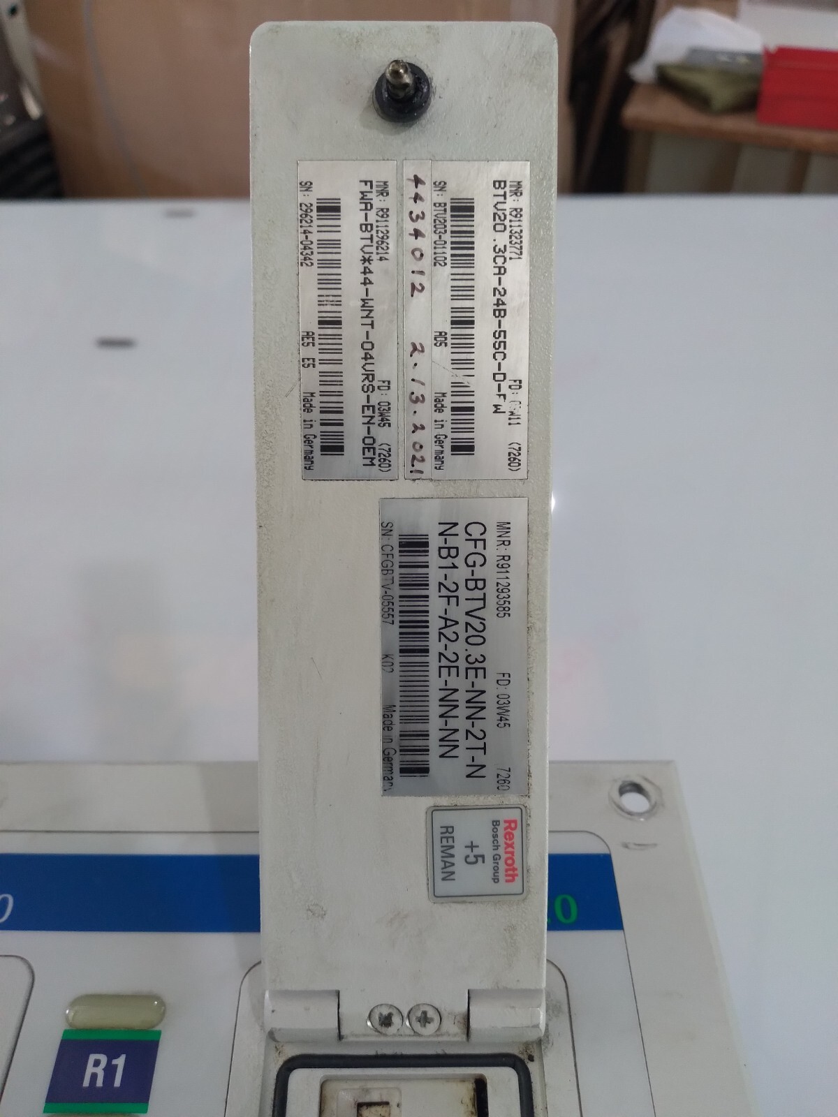 REXROTH INDRAMAT SYSTEM200 BTV20 BTV20.3CA-24B-55C-D-FW FWA-BTV*44-WNT-04VRS-EN-
