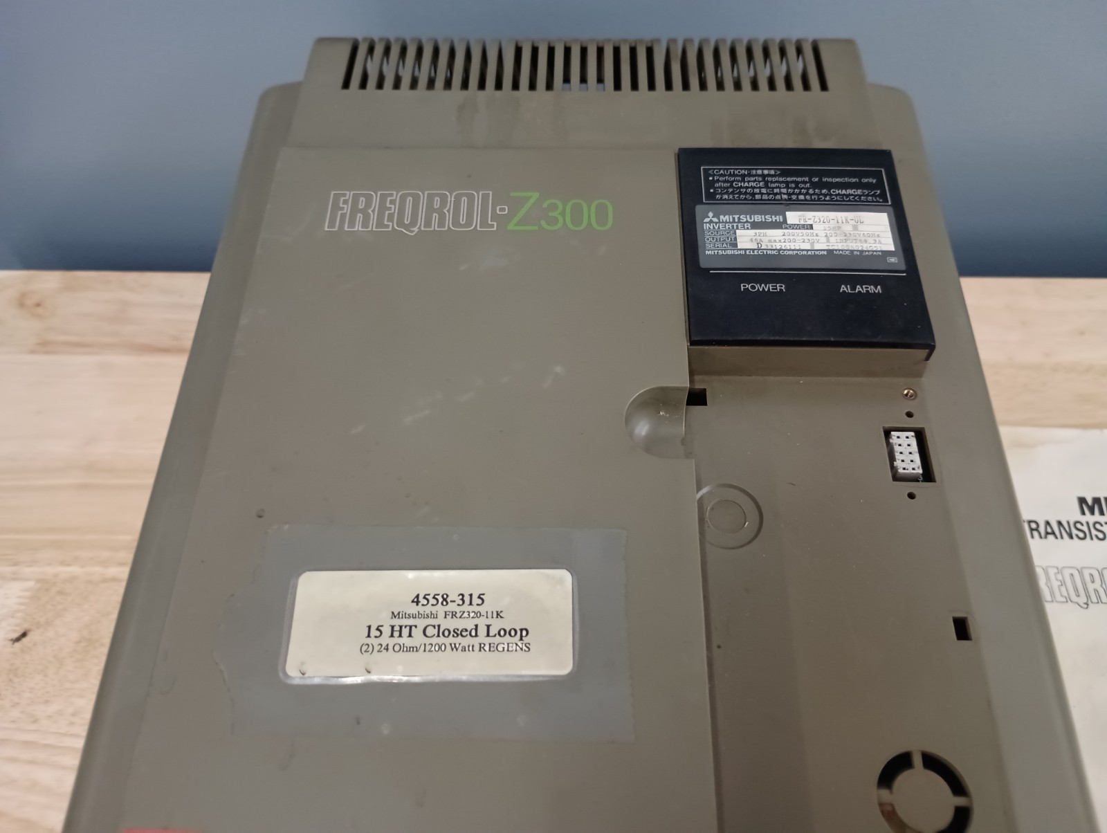 Mitsubishi FREQROL-Z300 FR-Z320-11K-UL 10HP Inverter CORE AS-IS