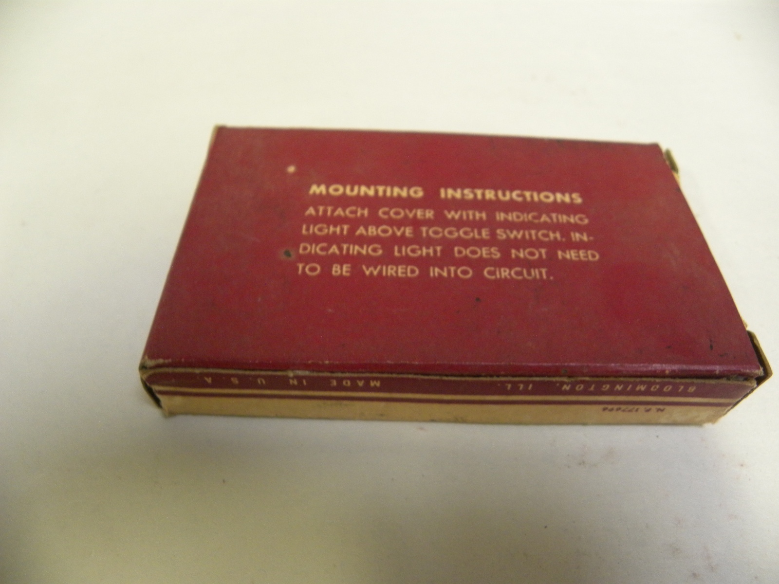 Unused GE General Electric CR101X7 Flush Manual Starter Plate Pilot Light (A5)