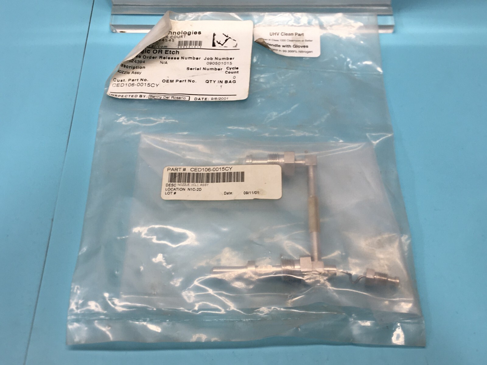PENTAGON TECHNOLOGIES CED106-0015CY NOZZLE ASSY, 191010