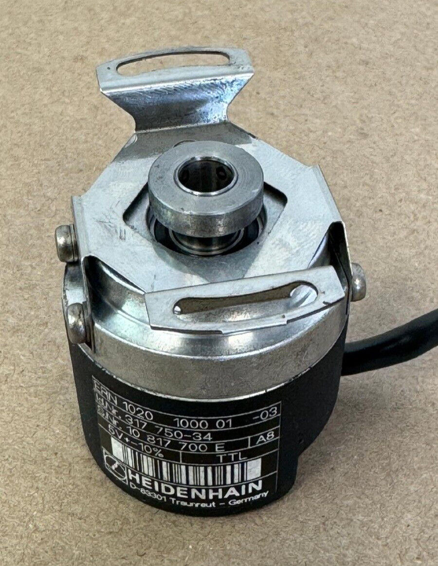 HEIDENHAIN ENCODER ERN 1020 1000 01-03, ID NO. 317 750-34, S/N 10 817 700 E