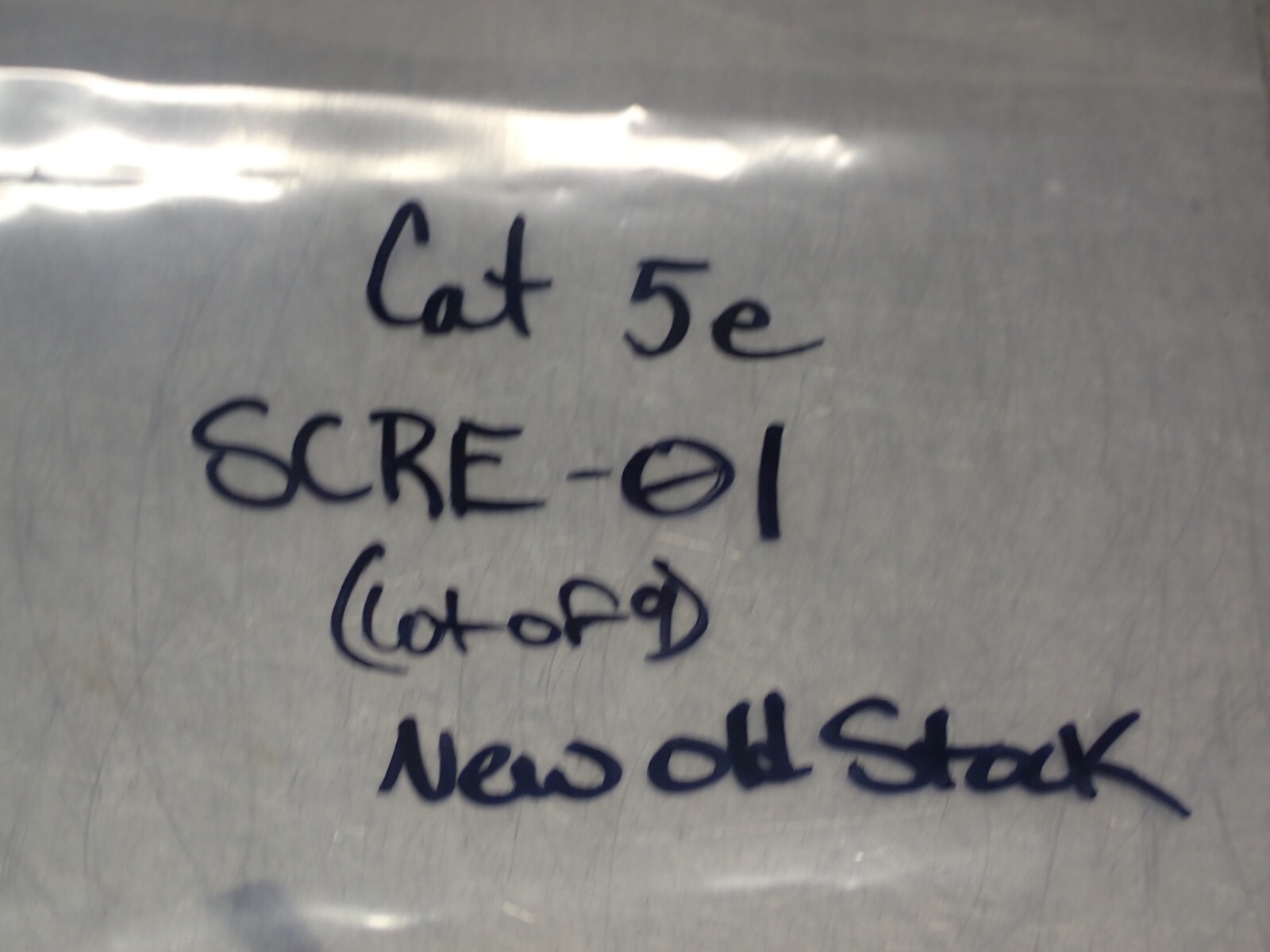 Cat 5e SCRE-01 Ethernet Connectors New Old Stock (Lot of 9)