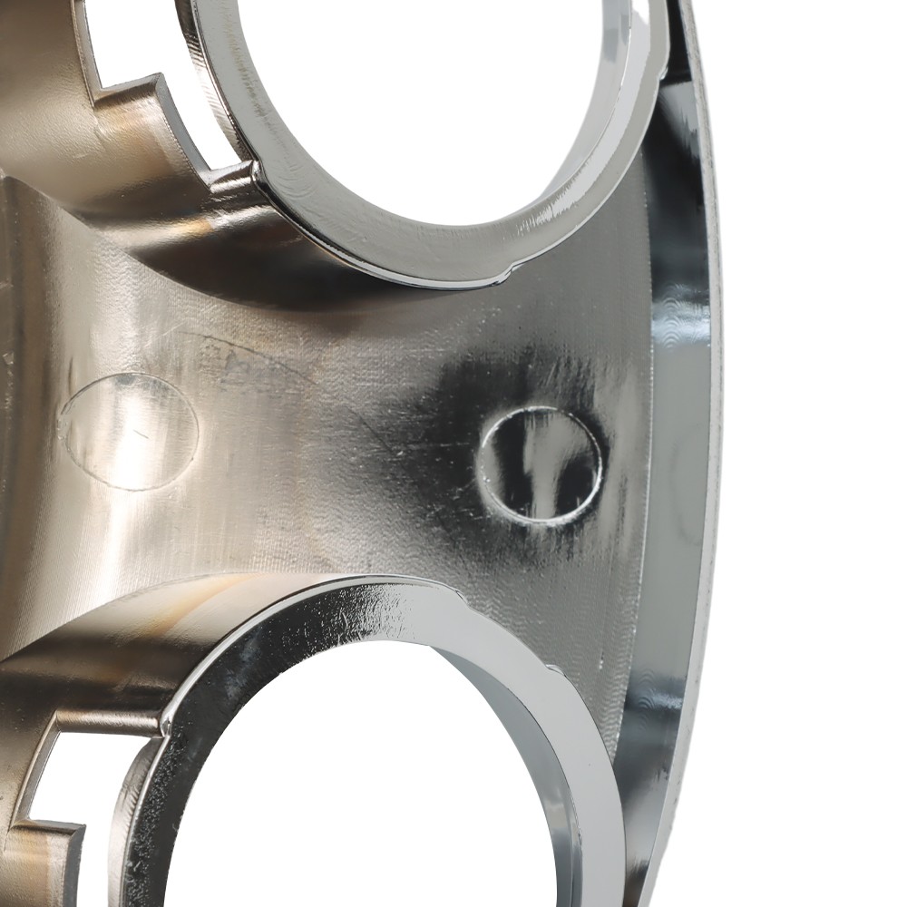 ABS Plastic Set of 4 Rear Chrome Wheel Axle Hub Cover Kit Semi 33MM Nut Covers