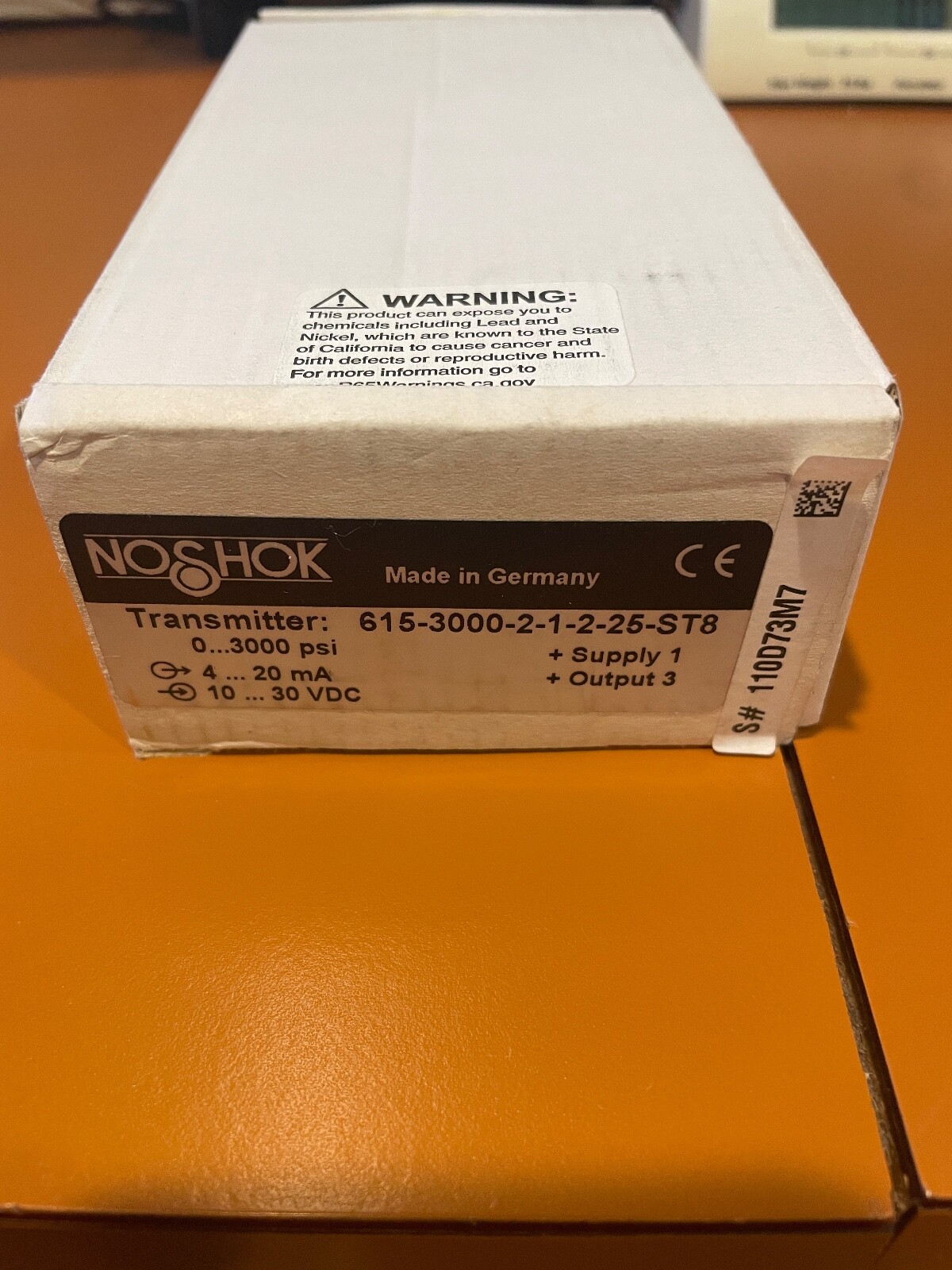 Noshok 615-2-1-2-25-ST8 3000PSI FREE SHIPPING