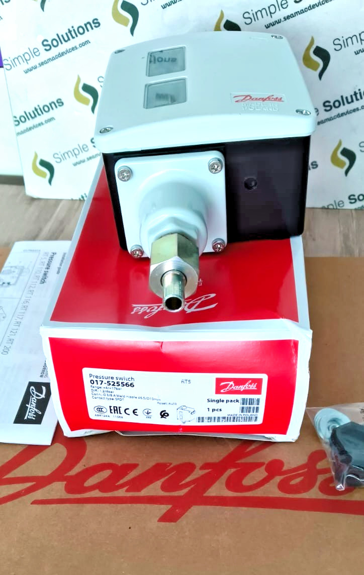 1PC- Danfoss 017-525566 Pressure switch, RT5/IP66,SPDT- Brand New