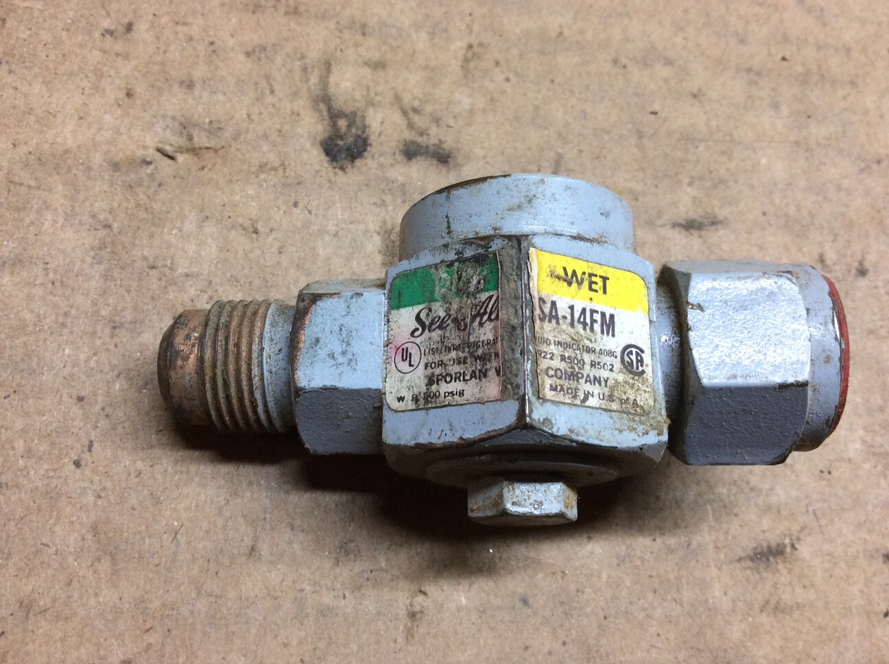 Sporlan See-All Moisture & Liquid Indicator Valve