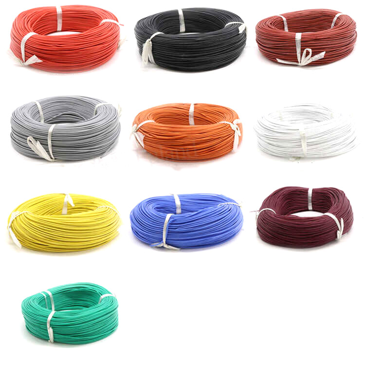 2AWG-30AWG UL Silicone Cable Flexible Wire Stranded Copper Cords Various Colours