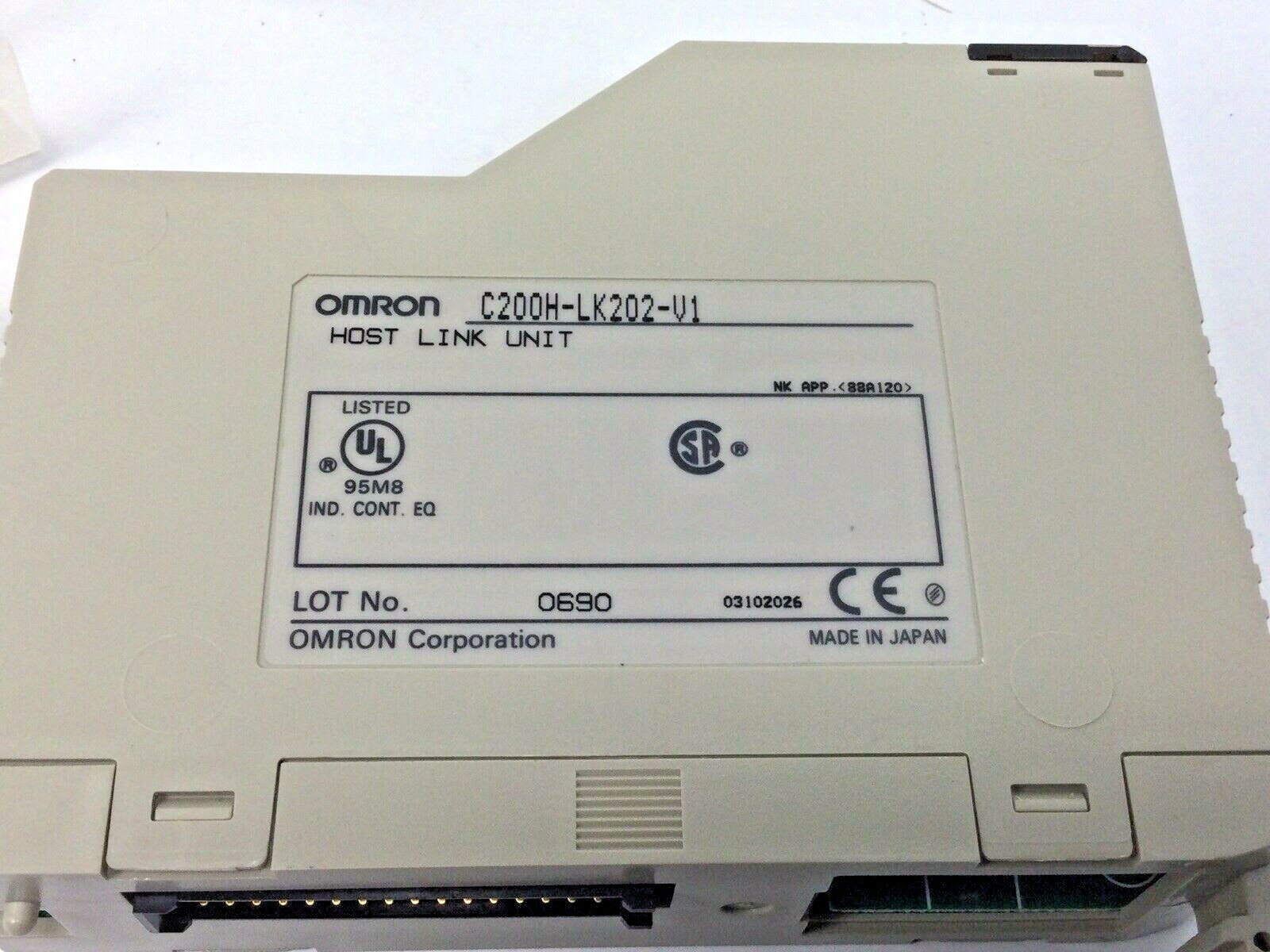 453685430750NEW Omron C200H-LK202-V1 Host Link Unit Fast Free Shipping!