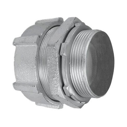 Steel City HC-402, 3/4″, Threadless, Rigid Compression No-Thread Connector, 1 pc