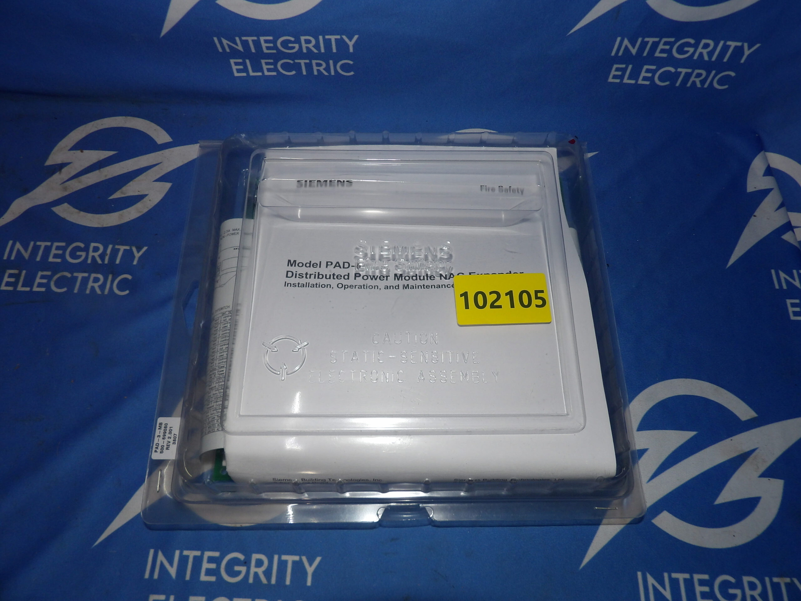 NOS Siemens Fire PAD-3-MB Distributed Power Module NAC Expander + 1 Year Warr…