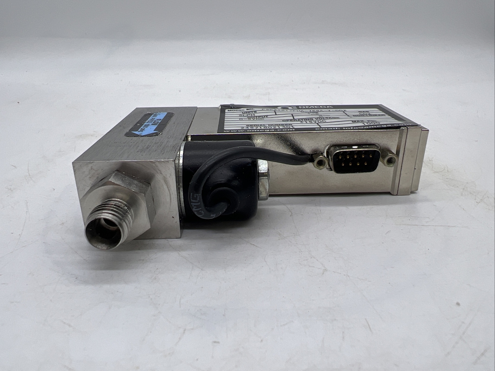Omega Engineering Model FSK2181/FMA-768A-V-C02 Pressure Valve 15V 1000PSIG