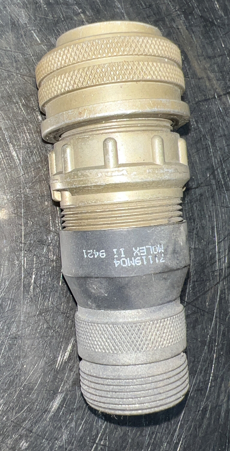 Amphenol Industrial 20-4S 20-4SR Circular Connector Plug. Used SURPLUS