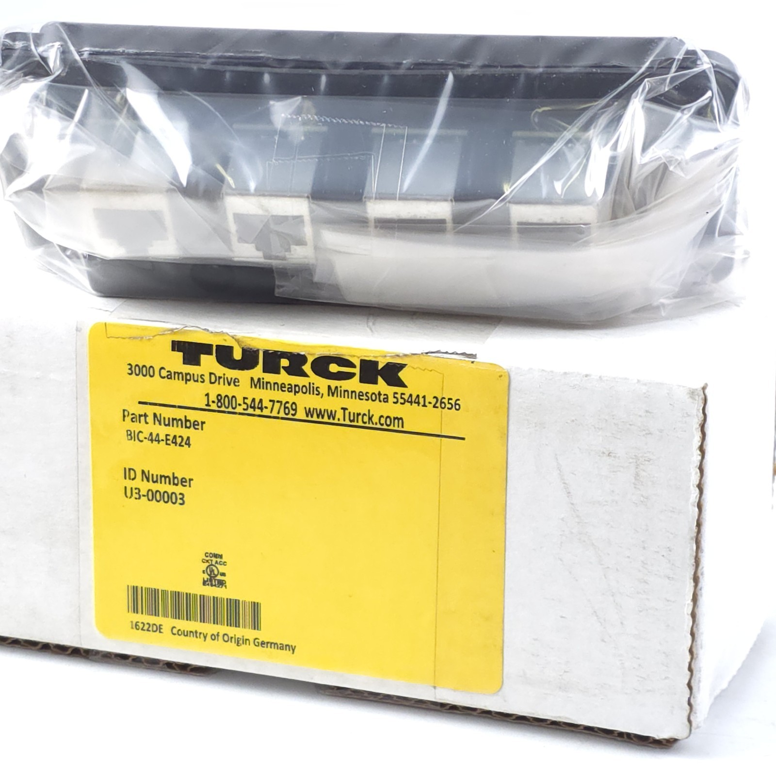 TURCK BIC-44-E424 PANEL FEED-THROUGH FIELDBUS ACCESSORY