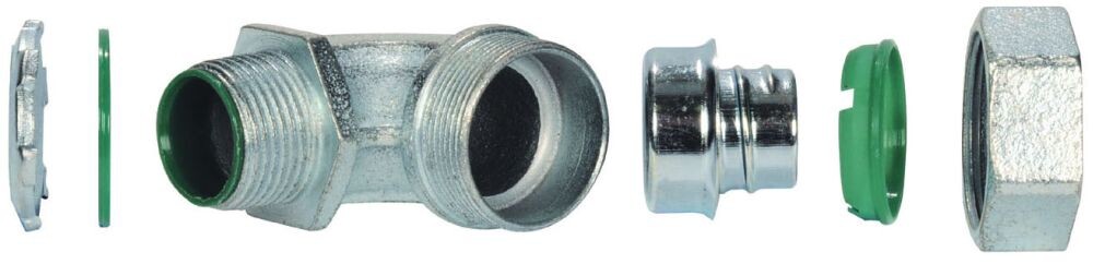 SEPCO SLT67T, Liquidtight Flex Connector, 3-1/2″, Insulated, 90D, 1pc