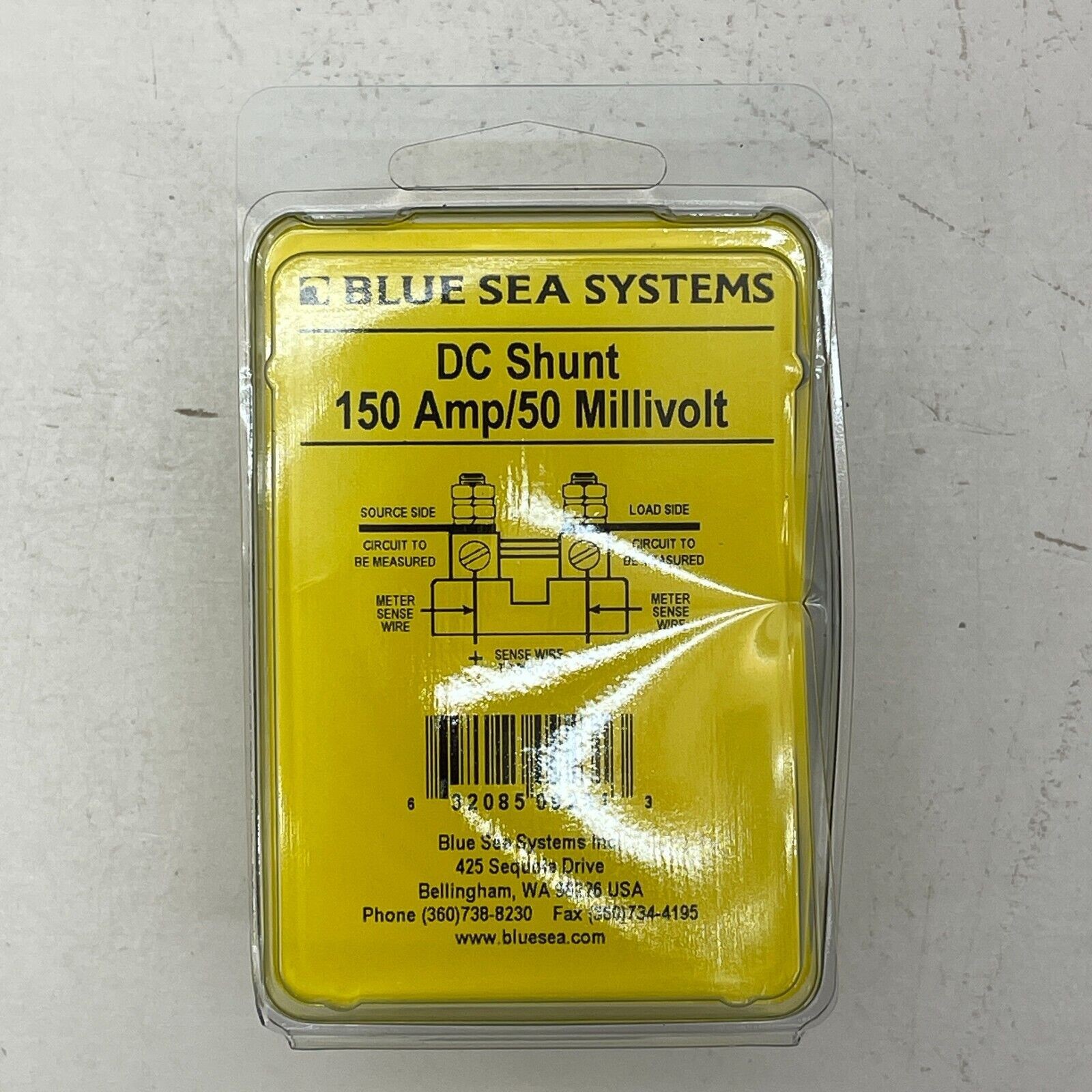 Blue Sea Sysytems DC shunt P/N 9231 150 AMP/50 MIllivolt