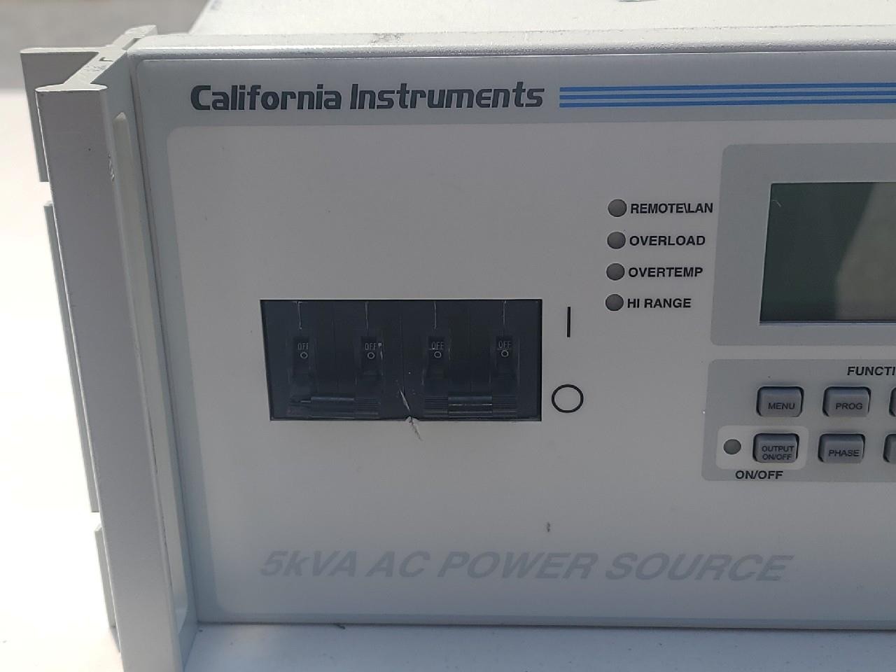 California Instruments 5kVA AC Power Source Model 5001iX Series II