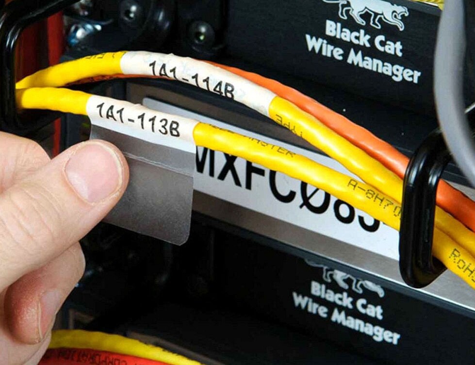 Brady Worldwide PTL-21-427, 2.5″ x 1″, 6 AWG, Matte, White, Wire Label, 1 pc