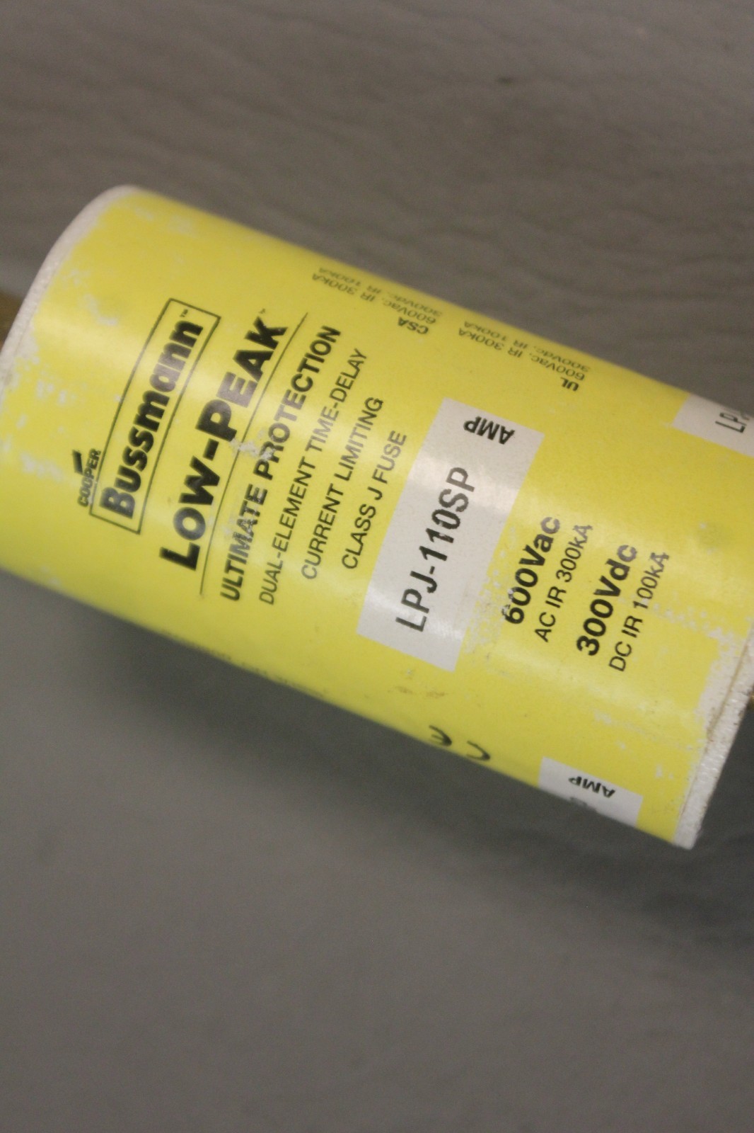 BUSSMANN LPJ-110SP LOW PEAK CURRENT LIMITING FUSE