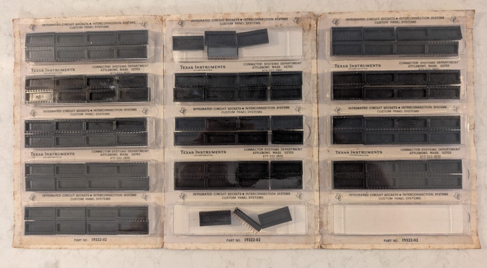 Vintage NOS Lot of Texas Instruments Integrated TI Circuit Sockets Connectors