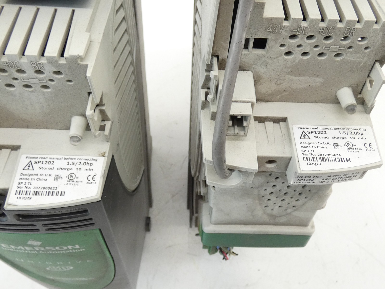 *Lot of 2 Parts Only* Emerson SP1202 Unidrive SP Inverter Servo Drive Module …