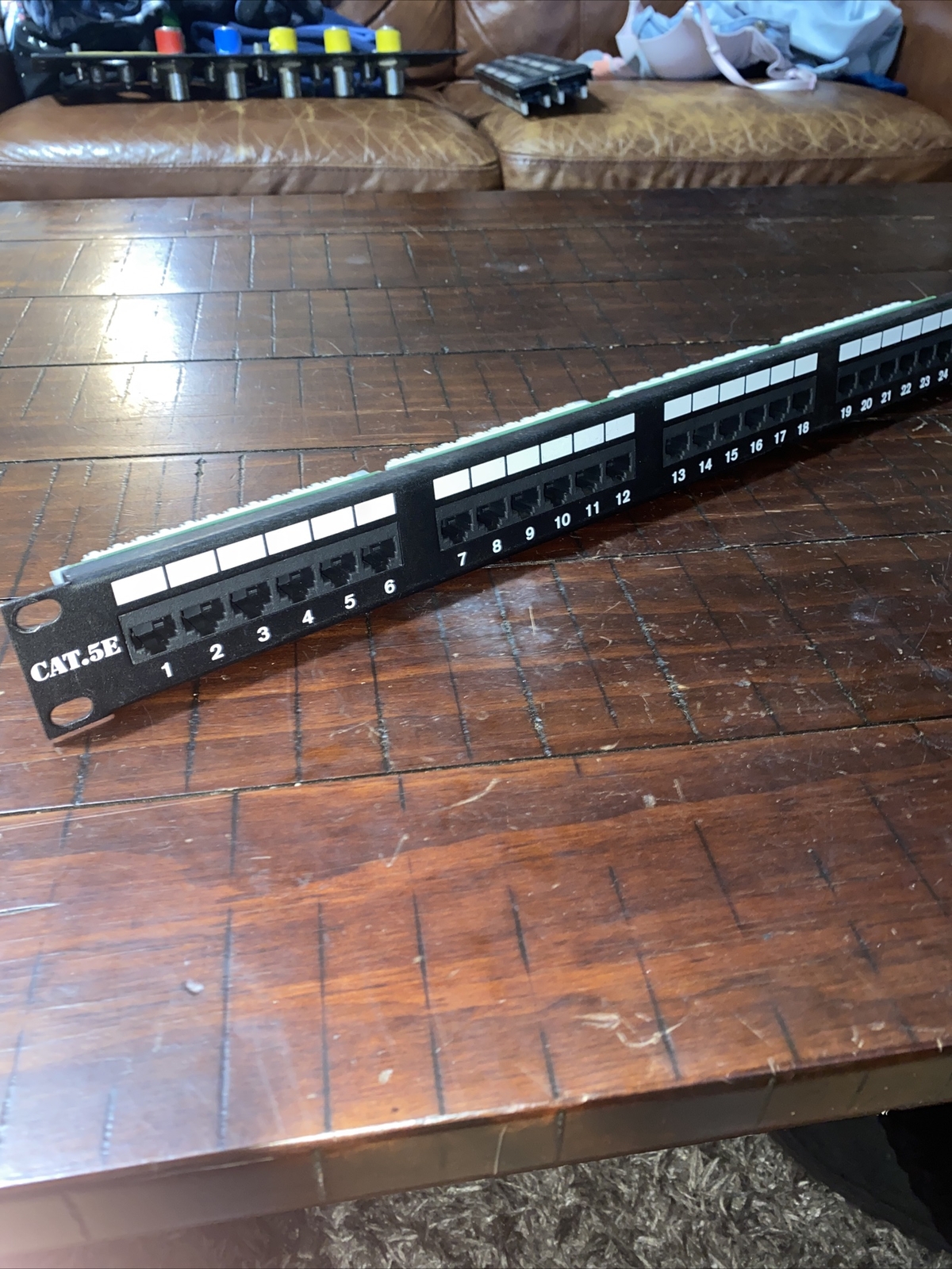 ATP 24-Port Cat5e Cat5 Network Patch Panel Used
