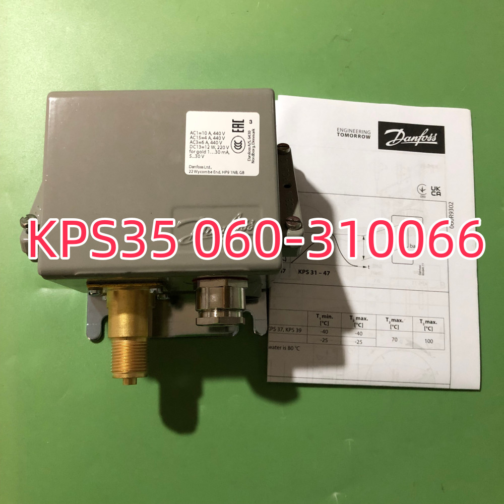 Danfoss KPS35 060-310066 Brand New Industrial Mechanical Pressure Controller