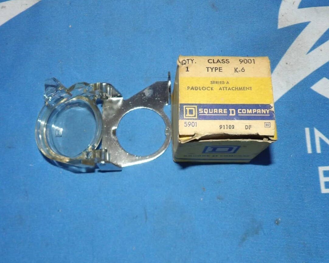 Lot of 6 NIB Square D 9001 K-6 Padlock Attachments + 1 Year Warranty