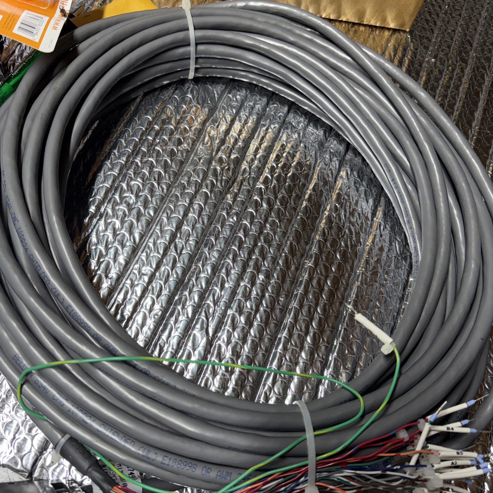 (NEW) MITSUBISHI QD75MCBL-20M 4500050942 I/O Pigtail Cable nos (a17)