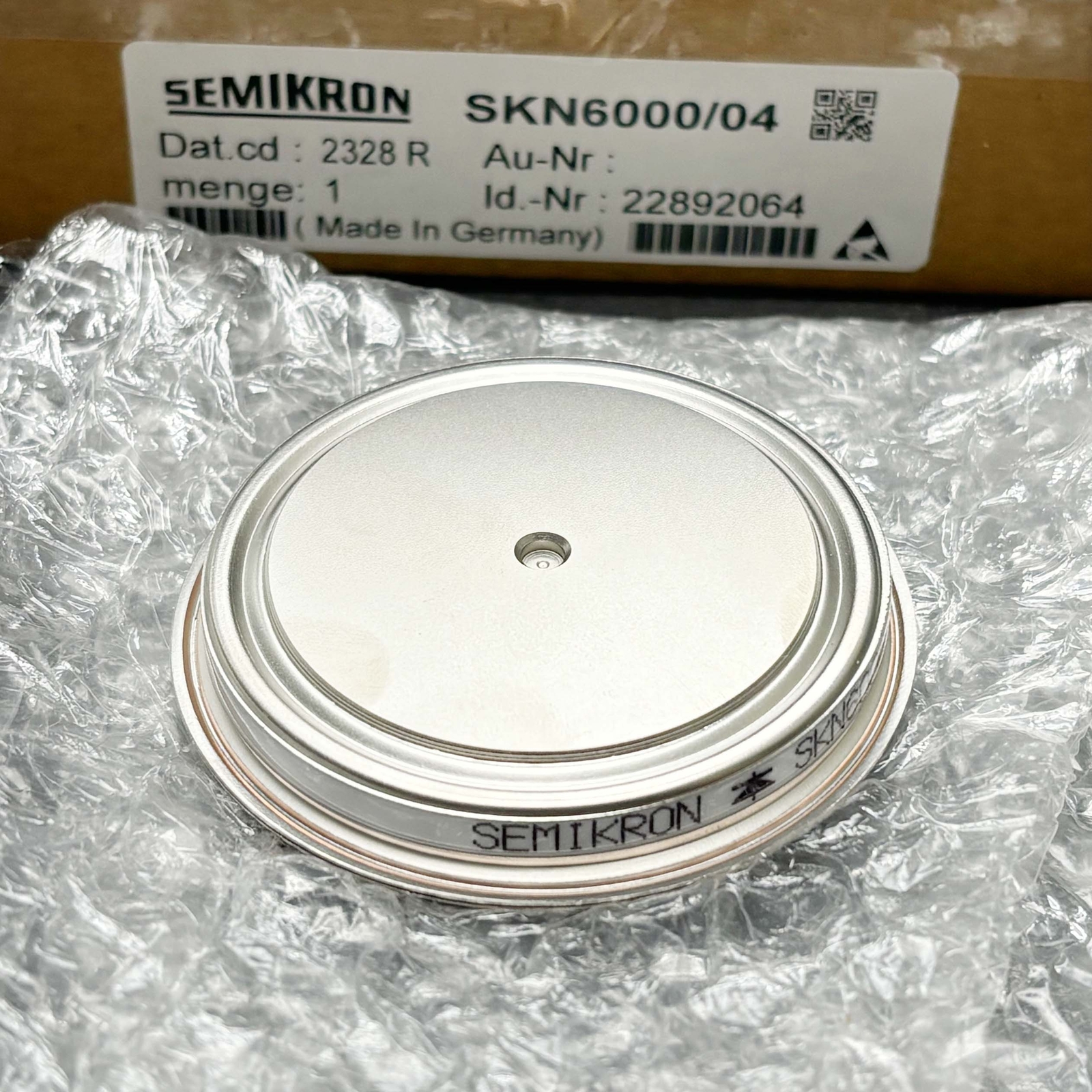 SCR Thyristor SKN6000/04 for Semikron VF1.20V 14KA