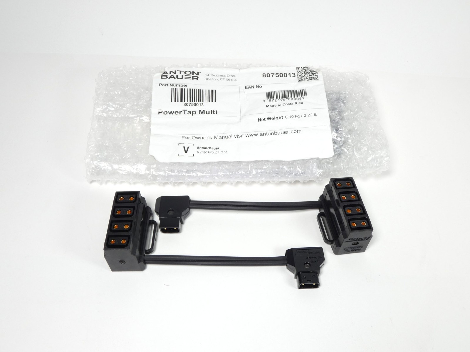 *Lot of 2* Anton Bauer 8075-0013 PowerTap Multi Plug – NEW Surplus!