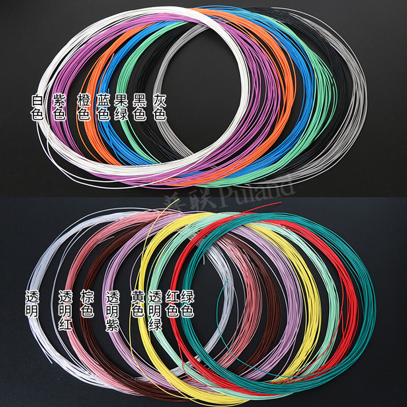 19AWG~22AWG PTFE Silver-plated Copper Stranded Electrical Wire Cable Audio Wire