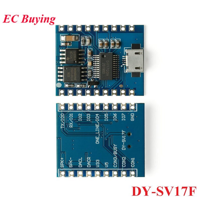 Voice Playback Module MP3 Music Player UART I/O Trigger Amplifier Board Module