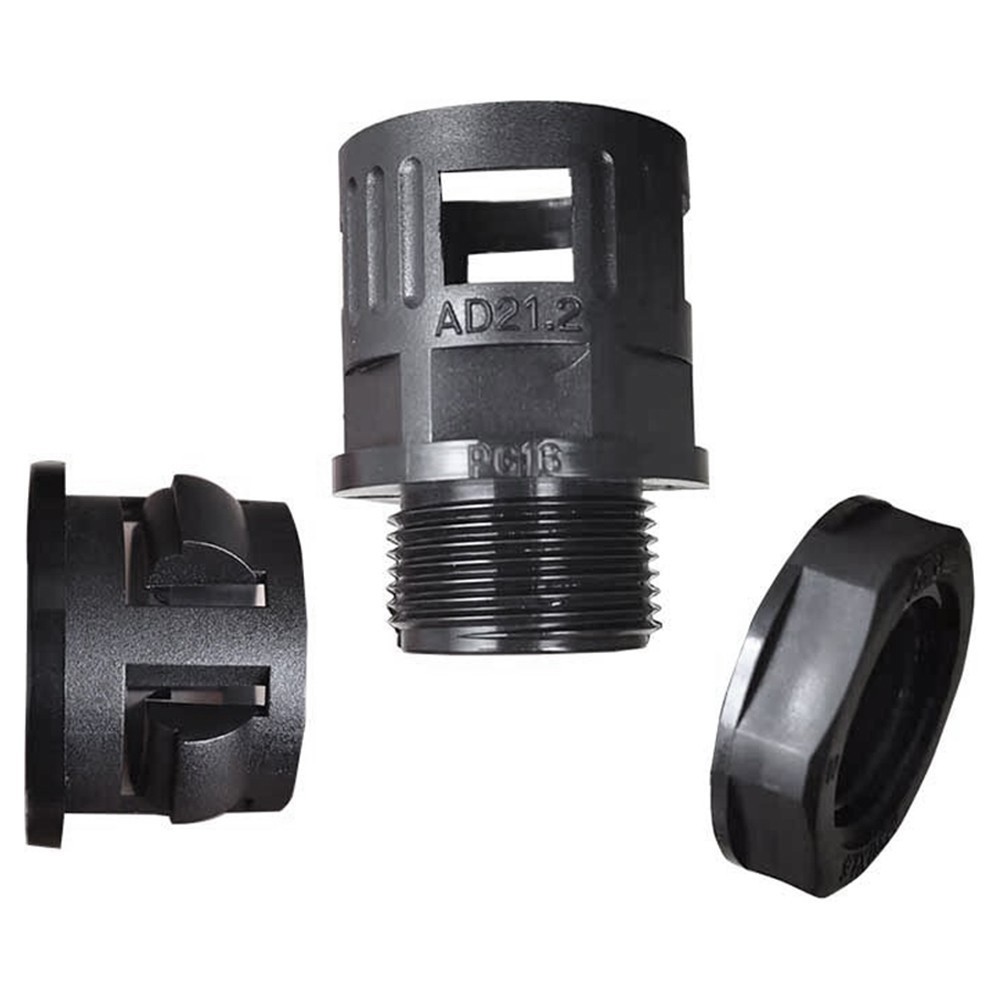 Corrugated Cable Conduit Connector Joint for Black Cable Tidy Tube & Trunking