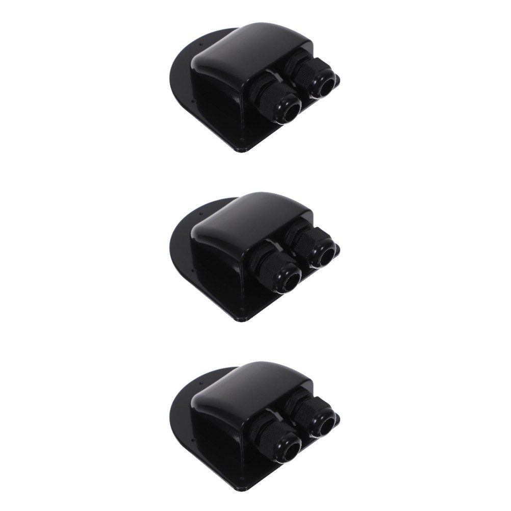 3pcs Cable Gland Waterproof Cable Pass Through 2-hole Rv Gland