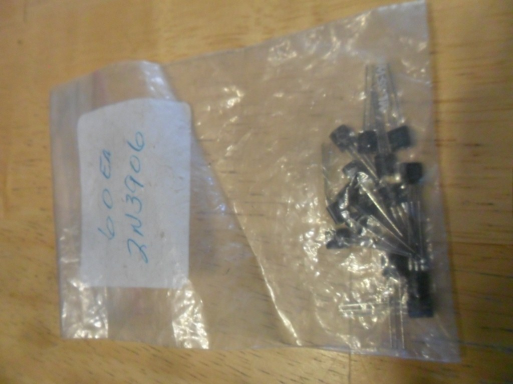 Box lot of electronic components – new & used
