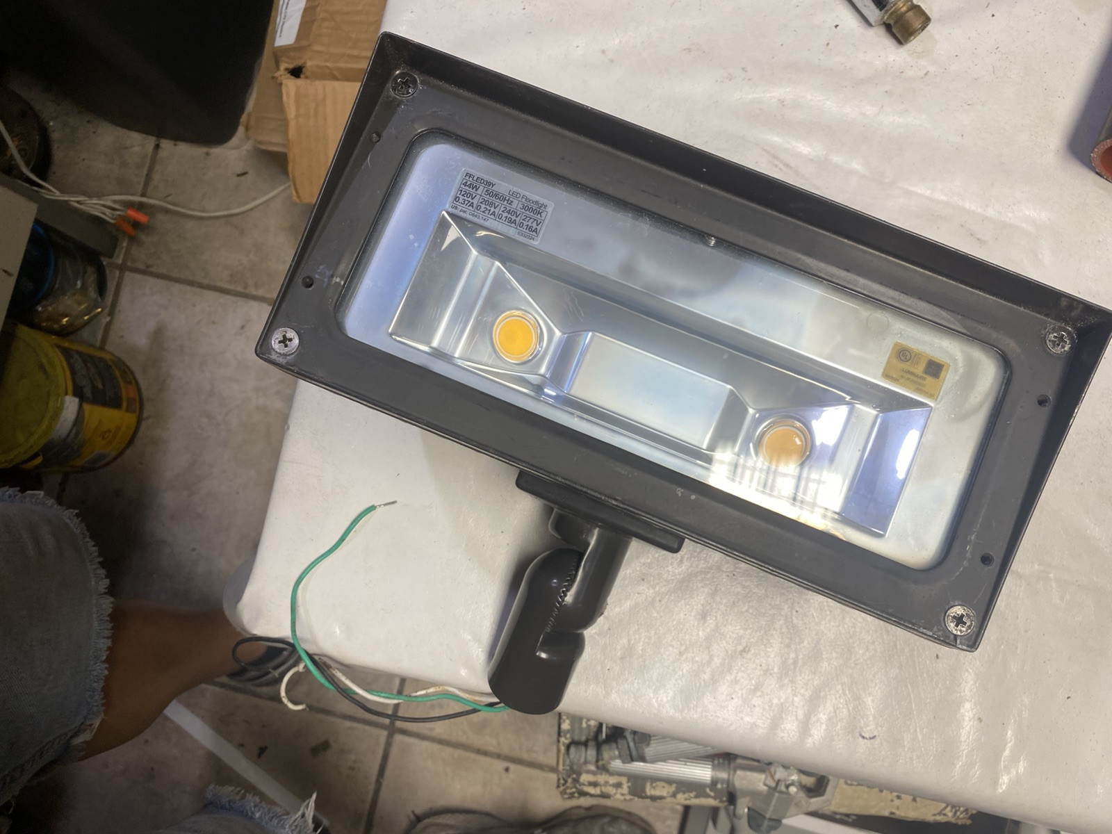 RAB LIGHTING FFLED39Y LED Floodlight 44W 120V (4 PARTS) #1