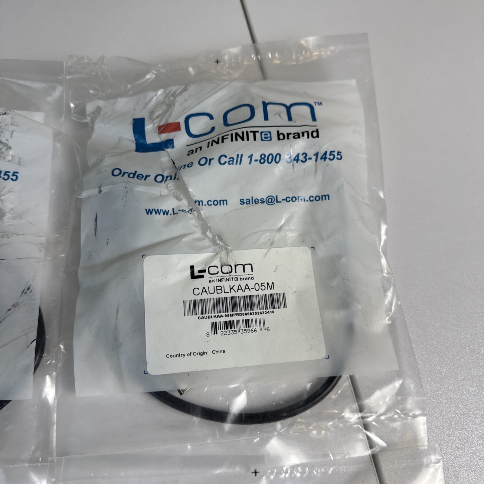 L COM Cable CAUBLKAA-05M / CAUBLKAA05M (NEW IN BOX)