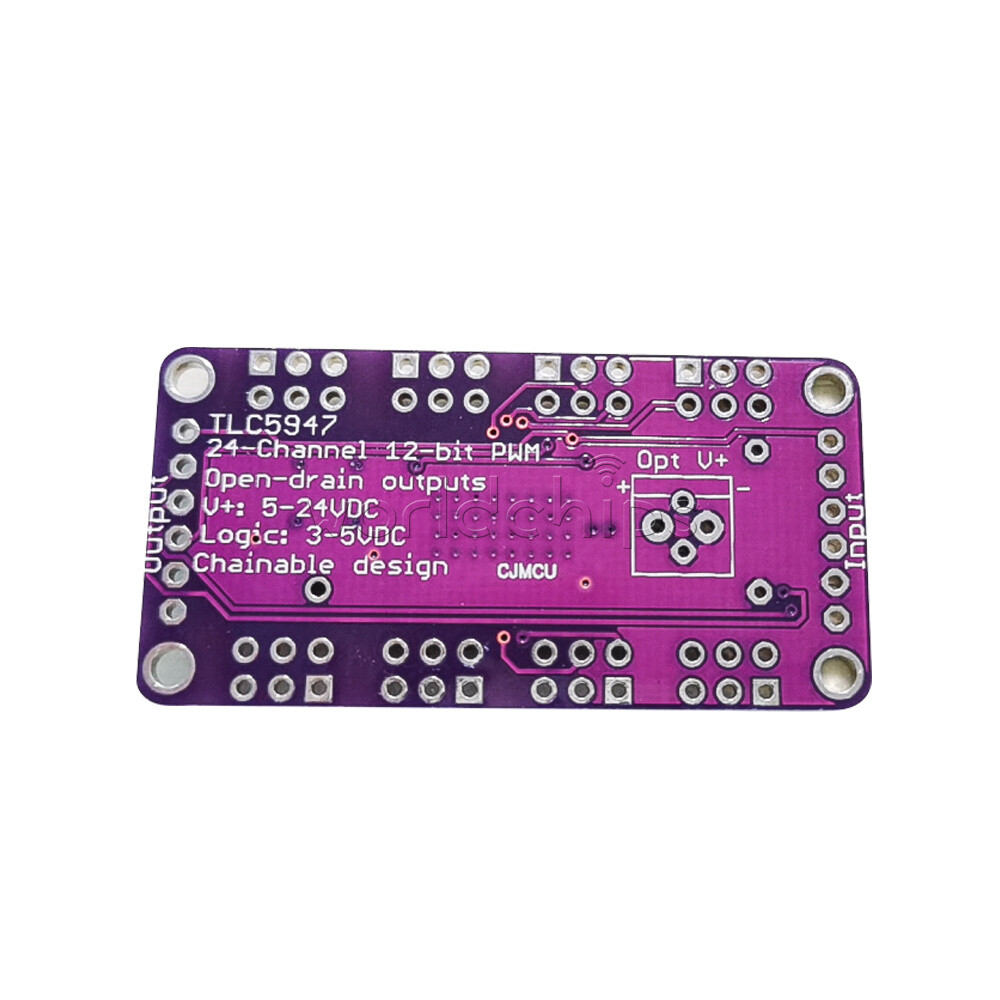 TLC5947 12-Bit 24-Channel PWM LED Driver Module 30MHz With Internal Oscillator