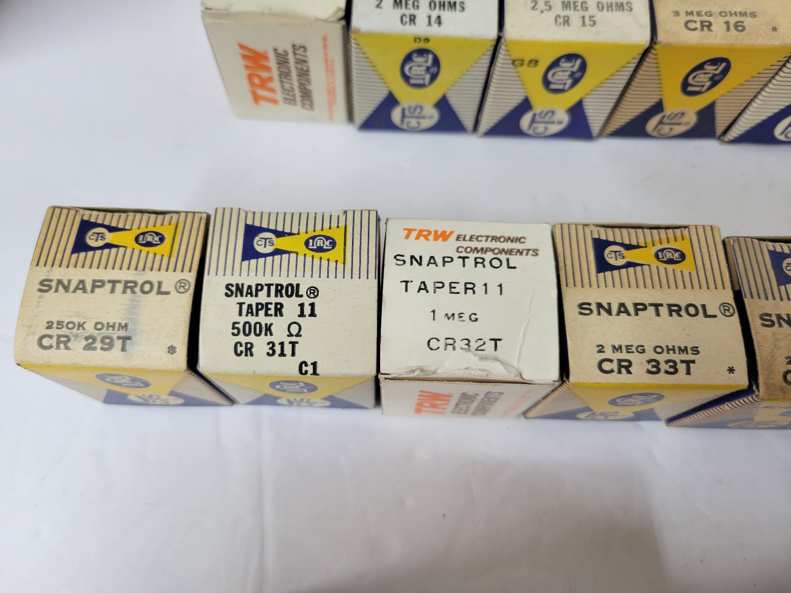 NOS Vintage CTS & TRW Brand Snaptrol Components *various numbers see list*