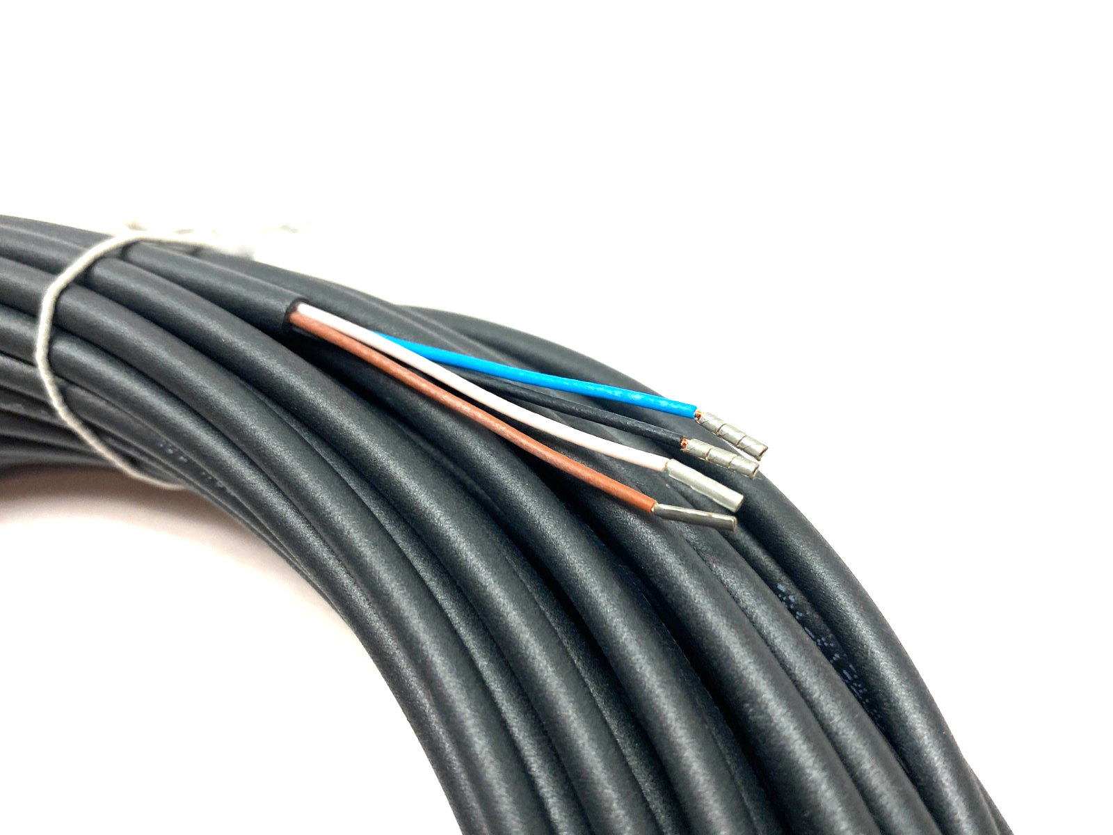 Beckhoff ZK2020-3200-0200 Single Ended Power Cable M8 4-Pin to Leads, 20m Length