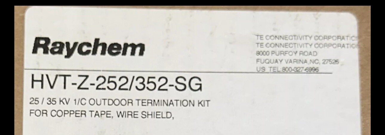 TERMINATION HVT-Z-252/352-SG 35 Kv RAYCHEM TE (KIT 3 tips)