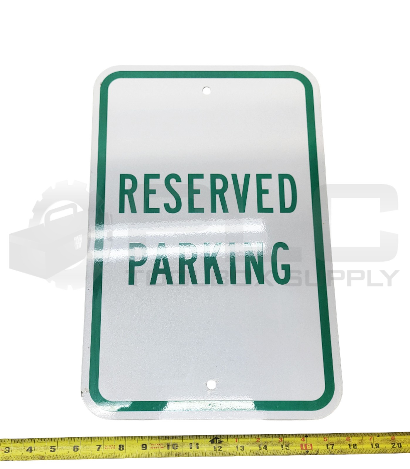 LOT OF 2 RESERVED PARKING SIGN 18” X 12”
